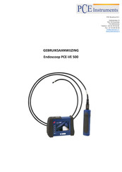 PCE Instruments VE 500 Gebruiksaanwijzing