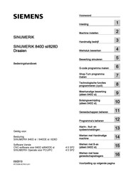 Siemens SINUMERIK 828D Bedieningshandboek