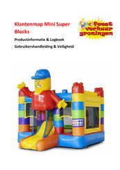 JB-Inflatables Mini Super Blocks Gebruikershandleiding