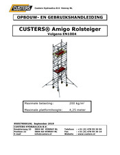 Custers Amigo Gebruikshandleiding