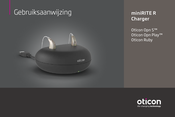 oticon miniRITE R Charger Gebruiksaanwijzing