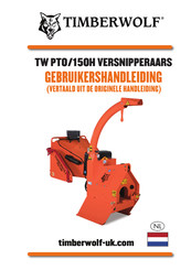 Timberwolf TW PTO/150H Gebruikershandleiding