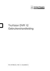 Interlogix TruVision DVR 12 Gebruikershandleiding