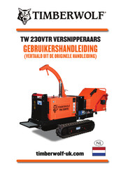 Timberwolf TW 230VTR Gebruikershandleiding