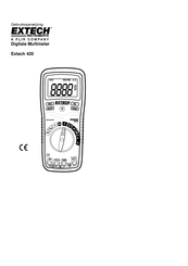 Extech Instruments 420 Gebruiksaanwijzing