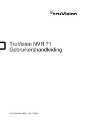 TruVision NVR 71 Gebruikershandleiding