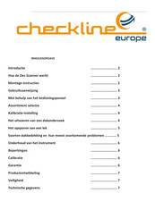Checkline europe Dec Scanner Handleiding