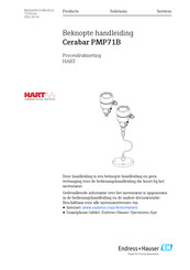 Endress+Hauser Cerabar PMP71B Beknopte Handleiding