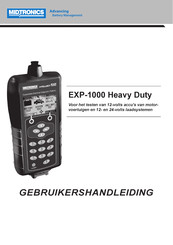 Midtronics EXP-1000 Heavy Duty Gebruikershandleiding