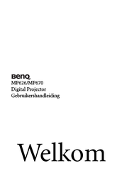 BenQ MP670 Gebruikershandleiding