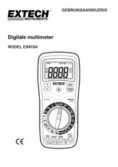 Extech Instruments EX410A Gebruiksaanwijzing