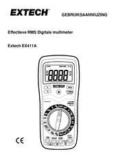 Extech EX411A Gebruiksaanwijzing