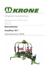 Krone EasyWrap 165 T Handleiding