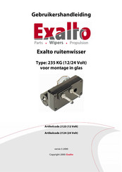 Exalto 2124 Gebruikershandleiding