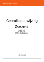 Quantis QE330 Gebruiksaanwijzing