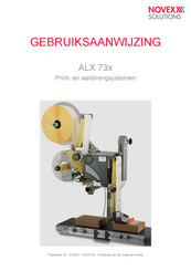 Novexx Solutions ALX 73 Series Gebruiksaanwijzing