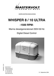 Mastervolt WHISPER 10 ULTRA Gebruikershandleiding