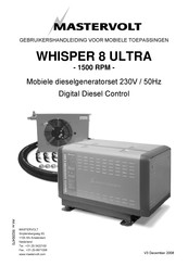 Mastervolt WHISPER 8 ULTRA Gebruikershandleiding