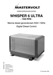 Mastervolt WHISPER 6 ULTRA Gebruikershandleiding