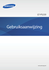 Samsung GT-P5220 Gebruiksaanwijzing