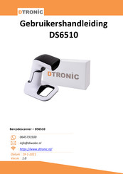 Dtronic DS6510 Gebruikershandleiding