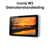 Acer Iconia W3 Gebruikershandleiding