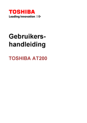 Toshiba AT200 Gebruikershandleiding