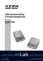 KERN FOB 7.5K0.5L Gebruiksaanwijzing