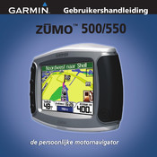 Garmin zumo 500 Gebruikershandleiding