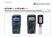 Gossen MetraWatt METRA HIT ISO Bedieningshandleiding