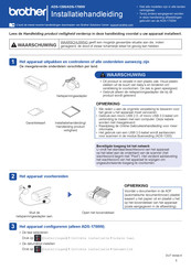 Brother ADS-1200 Installatiehandleiding