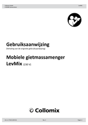 Collomix 37102 Gebruiksaanwijzing