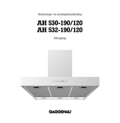 Gaggenau AH 532-120 Bedienings- En Montagehandleiding