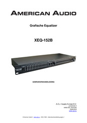 American Audio XEQ-152B Gebruikershandleiding