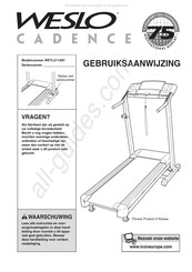 Weslo WETL21140C Gebruiksaanwijzing