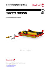 Redexim SPEED BRUSH Gebruikershandleiding