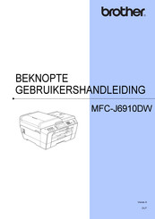 Brother MFC-J6910DW Gebruikershandleiding