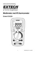 Extech Instruments EX230 Gebruikershandleiding