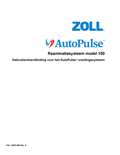 ZOLL AutoPulse 100 Gebruikershandleiding