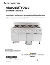 Frymaster FilterQuick FQE30 Installatie-, Bedienings- En Onderhoudshandleiding