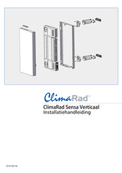 ClimaRad Sensa Verticaal Installatiehandleiding