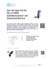 Advanced Bionics Sky CI M90 Handleiding