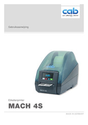 CAB MACH 4S/300P Gebruiksaanwijzing