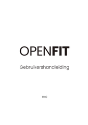 shokz OpenFit Black Gebruikershandleiding