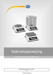 PCE Instruments BSK Series Gebruiksaanwijzing