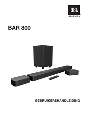 Harman JBL BAR 800 Gebruikershandleiding