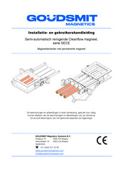 Goudsmit MAGNETICS Cleanflow SECE Series Installatie- En Gebruikershandleiding