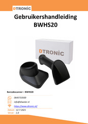 Dtronic BWHS20 Gebruikershandleiding