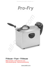 TEFAL Pro-Fry Gebruiksaanwijzing