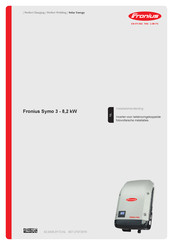 Fronius Symo 7.0-3-M Installatiehandleiding